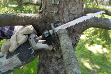 Load image into Gallery viewer, 6 inch, 9 inch, 12 inch Wood Pruning and Cutting Reciprocating Saw Blades for Reciprocating Sawzall Saws - 8 Piece