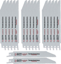 Load image into Gallery viewer, 6-Inch Wood, Nail-Embedded Wood Cutting Demolition Saw Blades for Reciprocating/Sawzall Saws - 17 Pack
